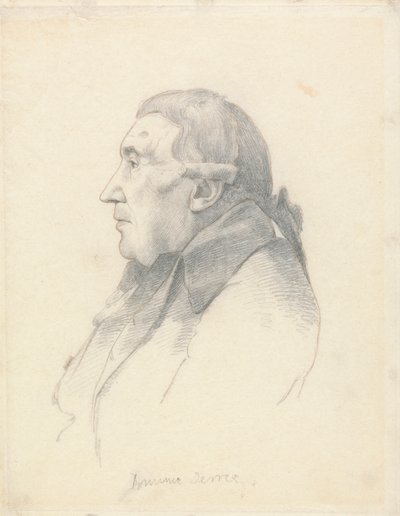 Portret van Dominic Serres door William Daniell