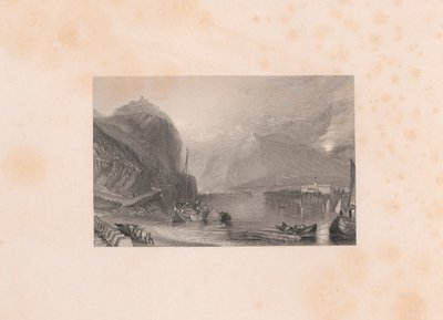 De Drachenfels door William Finden