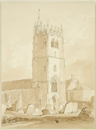 Bitton Church, Gloucestershire door William Henry Bartlett