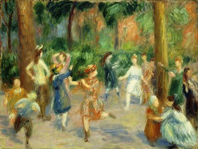 Kinderspelen door William James Glackens