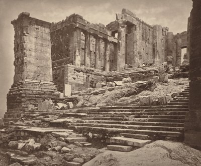 Propylaea vanuit het Zuidwesten door William James Stillman