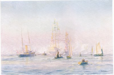 Portsmouth Haven 1912, 1915 door William Lionel Wyllie