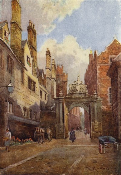 Neviles Poort, Trinity College door William Matthison