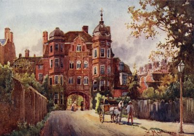 Newnham College, Poort door William Matthison