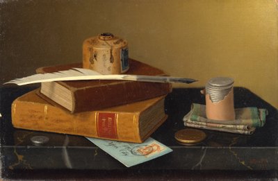 De Tafel van de Bankier door William Michael Harnett