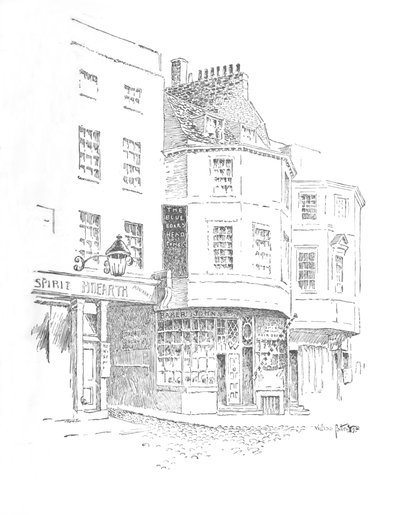 The Boars Head Inn, King Street door William Patten