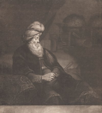 Een Joodse rabbi door William Pether