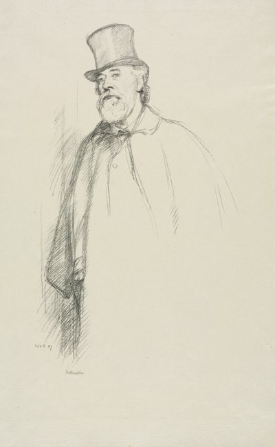 Alphonse Legros door William Rothenstein