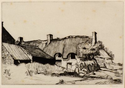 Boerderij in Bretagne door William Strang