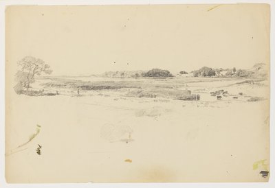 Studie van de kustlijn, Rhode Island door William Trost Richards