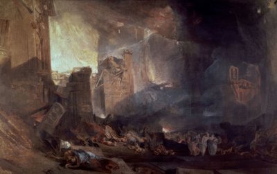 Vernietiging van Sodom – 19e eeuw – Engelse romantiek door Joseph Mallord William Turner