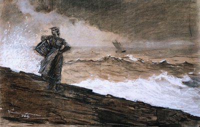 Op volle zee door Winslow Homer