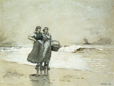 Blyth Sands, 1882 door Winslow Homer