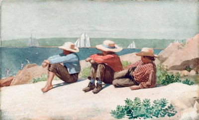 Schepen kijken, Gloucester door Winslow Homer