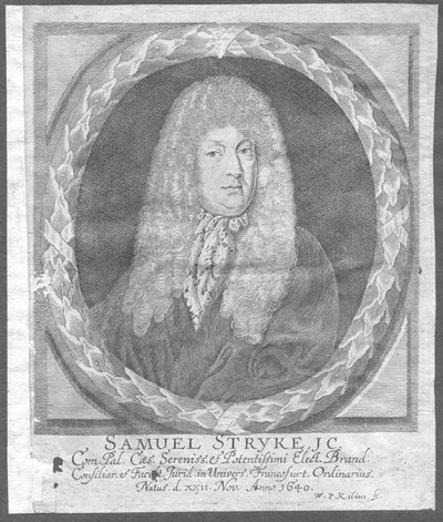 Samuel Stryk door Wolfgang Philipp Kilian