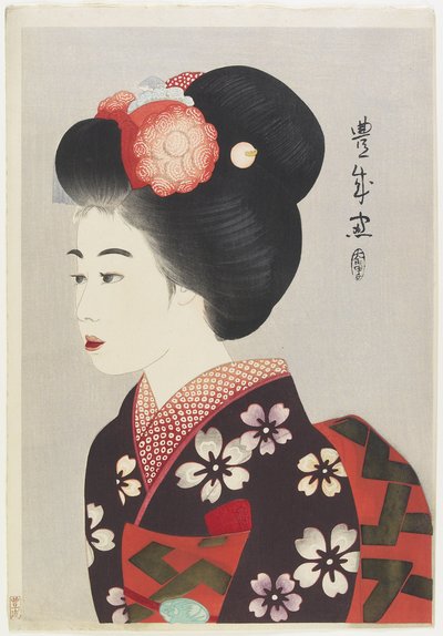 Maiko meisje, 1924 door Yamamura Koka