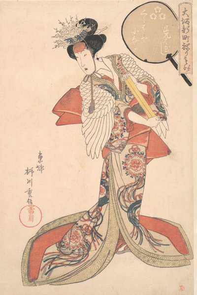 Konami van Kurahashi-ya, ca. 1825 door Yanagawa Shigenobu