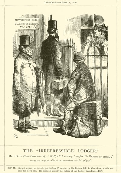 De Onstuitbare Logé door after John Tenniel