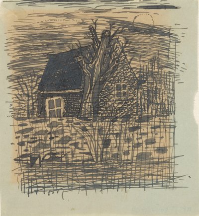 Huis door unknown (signed by artist)