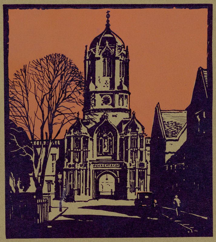 Tom Tower, Christ Church door (after) English photographer