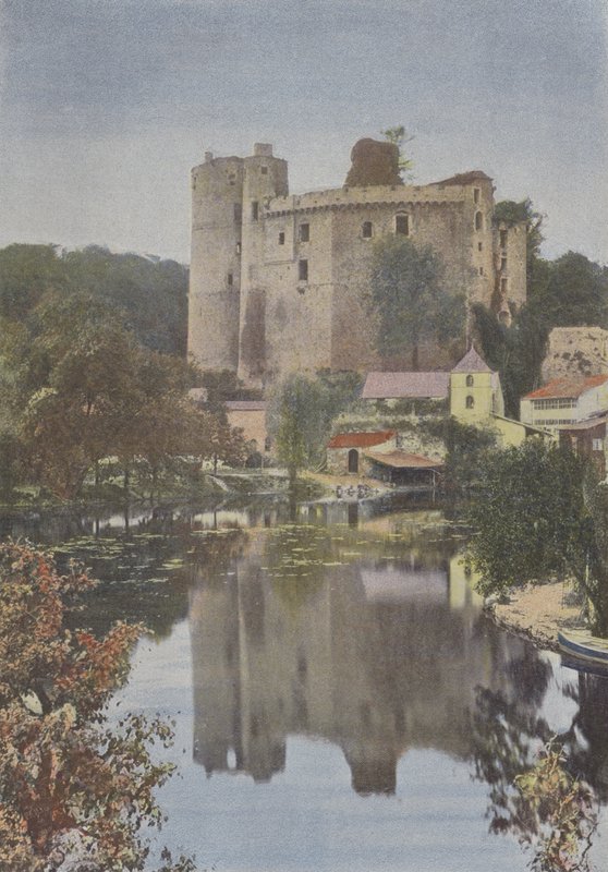 Clisson, Chateau door (after) French Photographer
