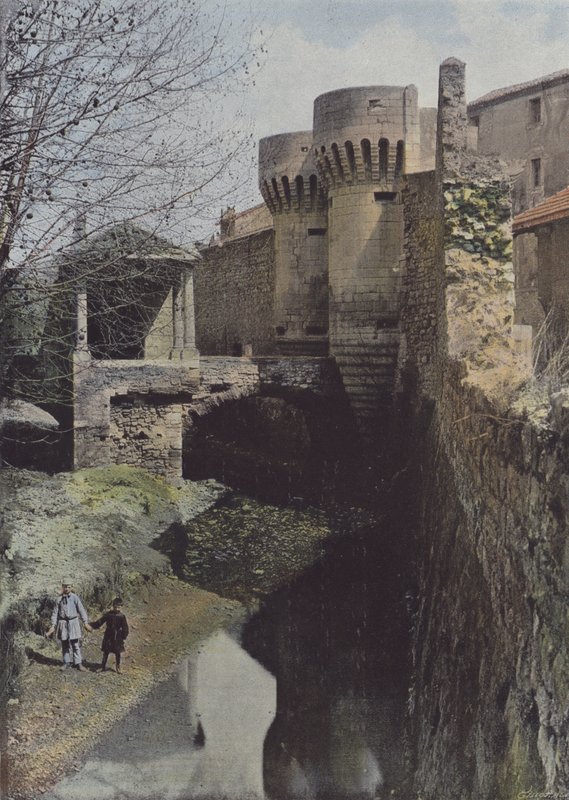 Pernes, Chateau door (after) French Photographer