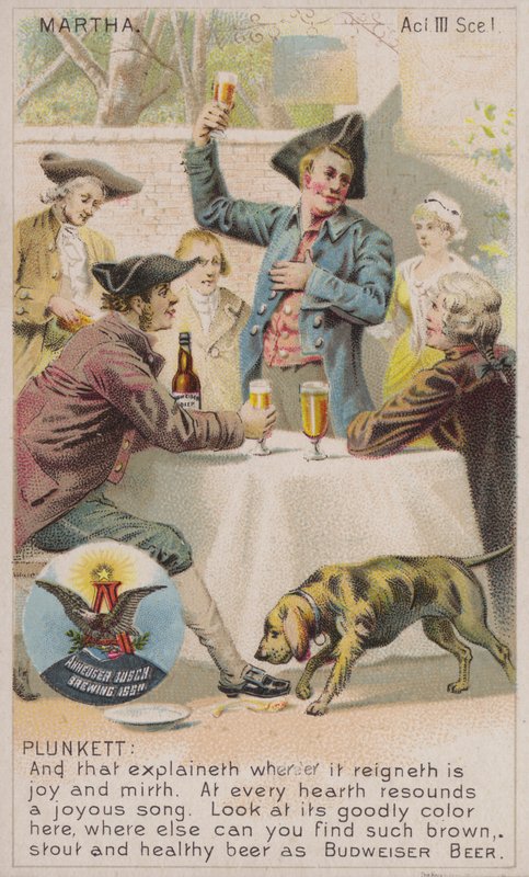 Budweiser Bier door American School