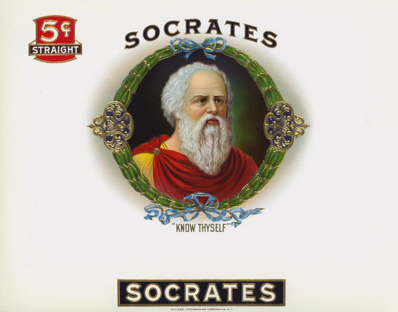 Sigarenetiket, Socrates, Ken Uzelf door American School