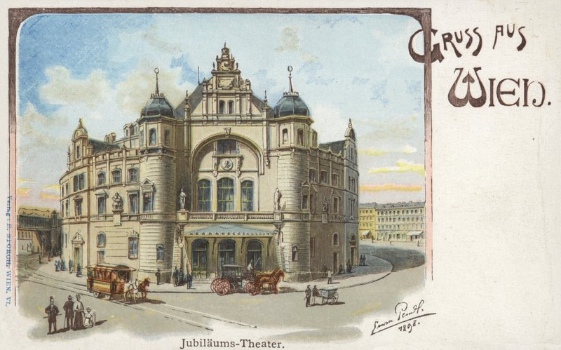 Keizerlijk Jubileum Burgerlijk Theater, Wenen door Austrian School