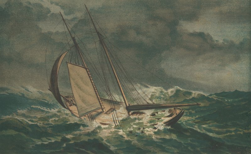 Atlantische jachtrace door English School