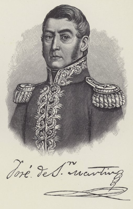 Jose de San Martin, Argentijnse generaal door English School