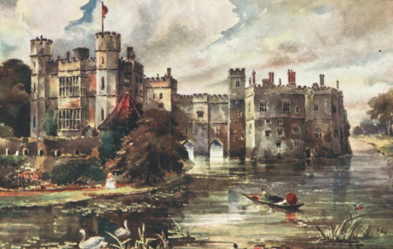 Leeds Castle door English School