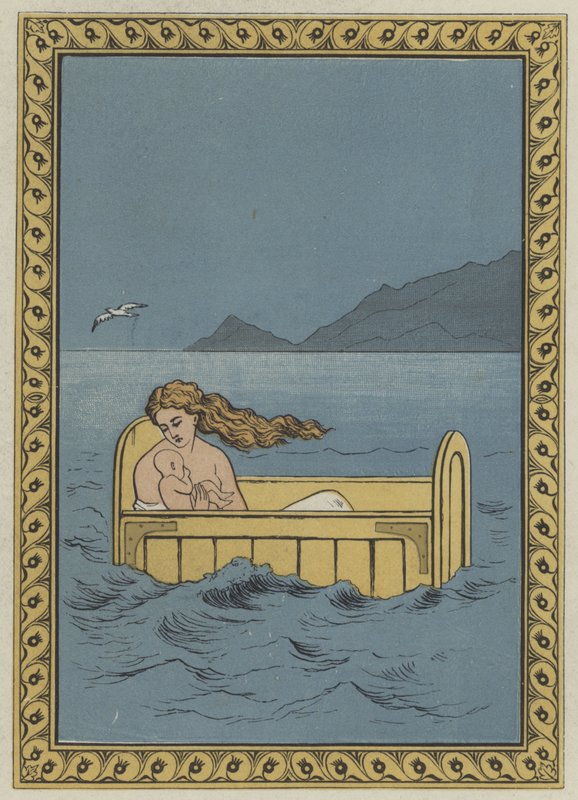Perseus en zijn moeder door English School