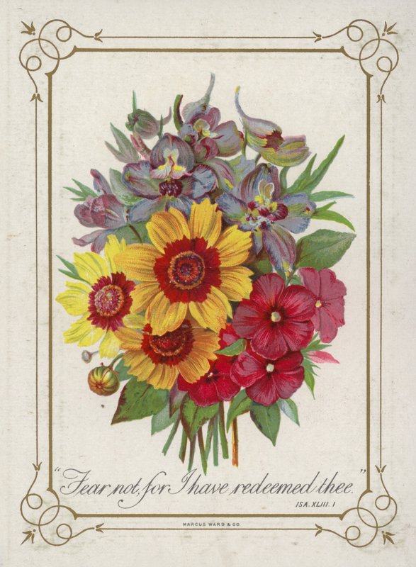 Boeket bloemen door English School