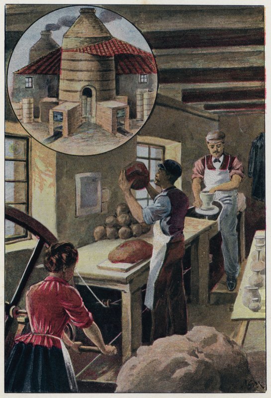 Aardewerk door English School