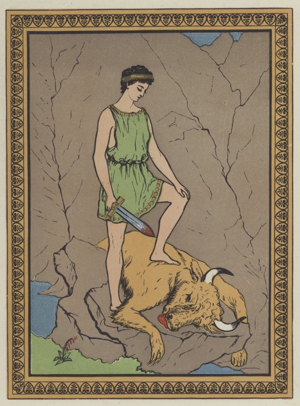 Theseus en de stier door English School