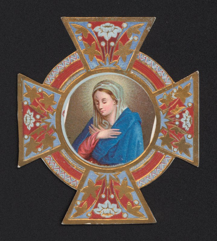Portret van de Maagd Maria door European School