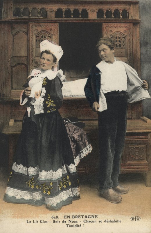 Traditionele Bretonse kleding door French Photographer
