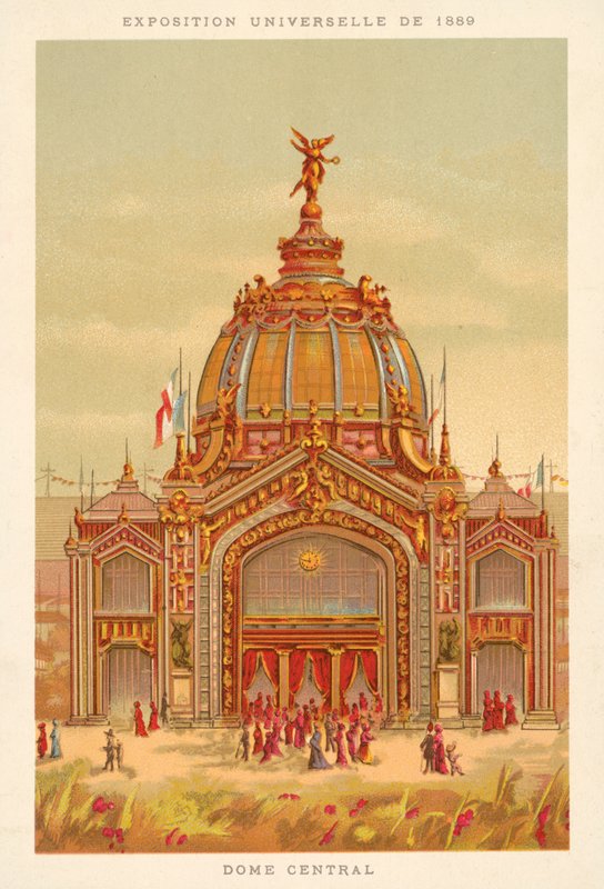 Centrale Koepel, Exposition Universelle 1889, Parijs door French School