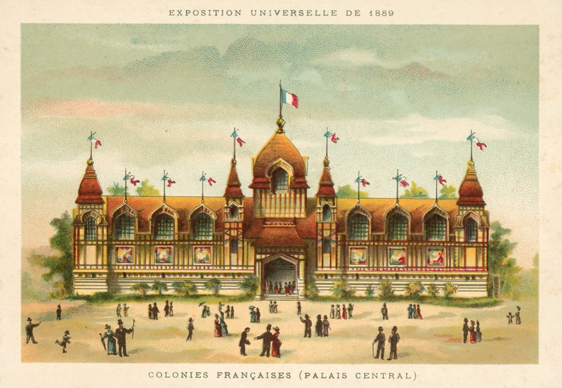 Franse Koloniën (Centraal Paleis), Exposition Universelle 1889, Parijs door French School
