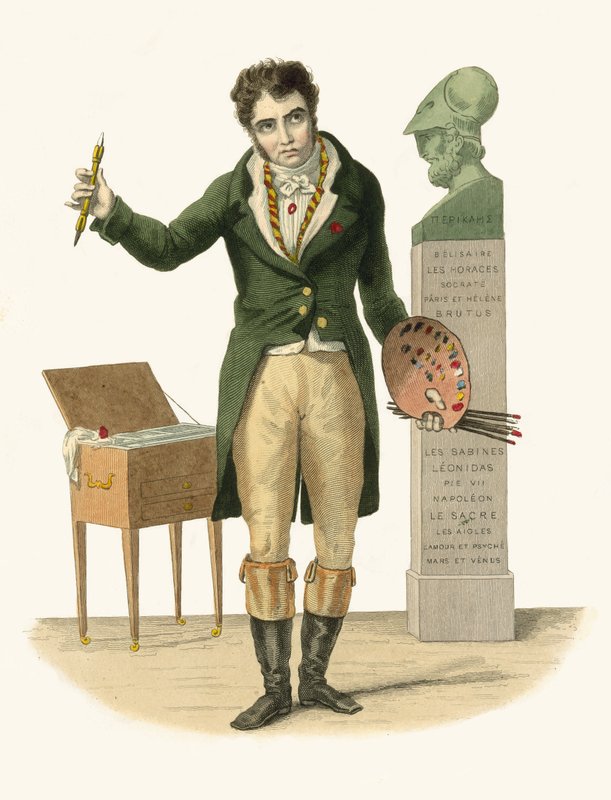 Jacques-Louis David door French School