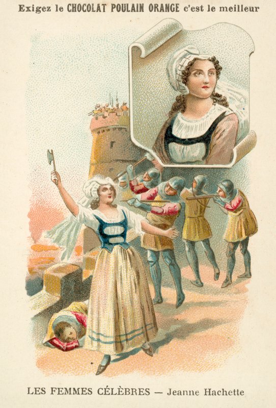 Jeanne Hachette, Franse heldin van het Beleg van Beauvais, 1472 door French School