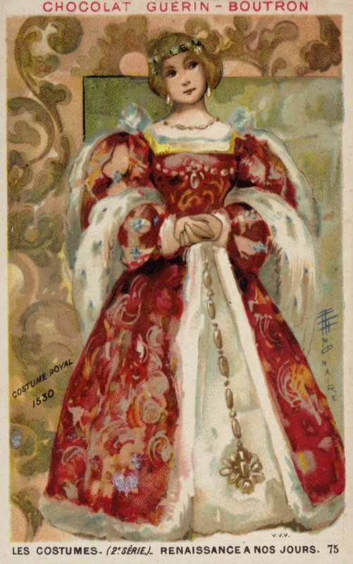 Koninklijke kleding, 1530 door French School