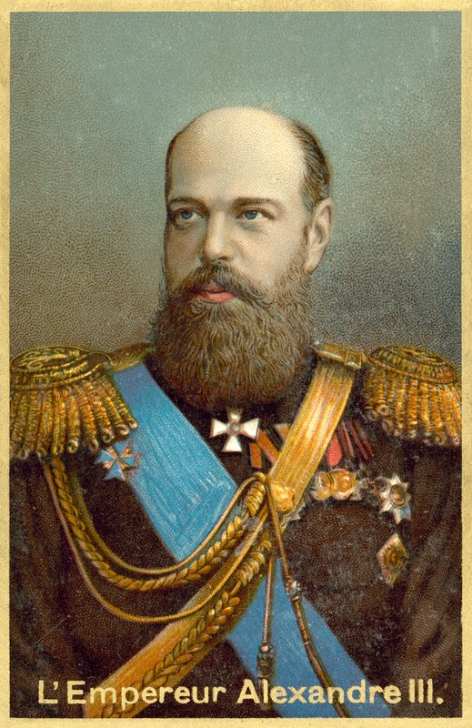 Tsaar Alexander III van Rusland door French School