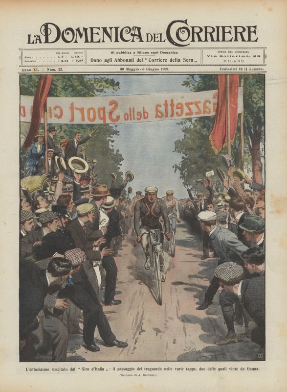Het enthousiasme opgewekt door de Giro d