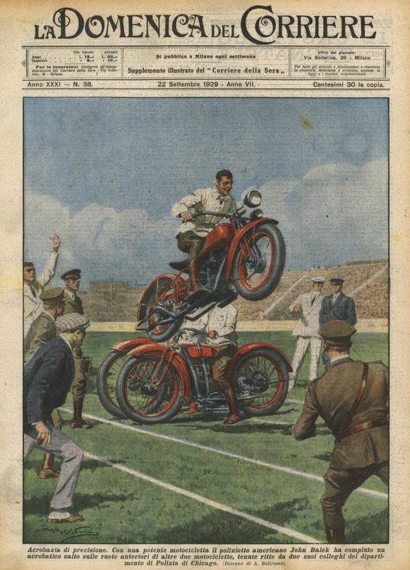 Precisie acrobatiek door Achille Beltrame