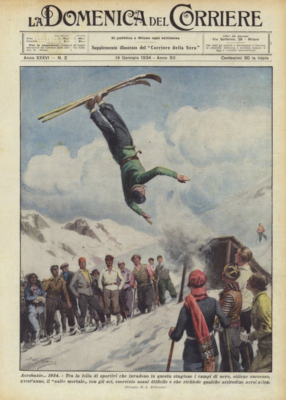 Acrobatiek? 1934 door Achille Beltrame