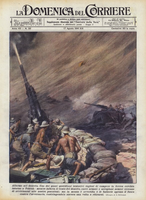 Alarm in de woestijn door Achille Beltrame