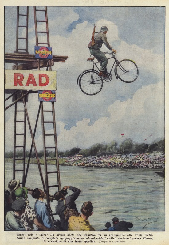 Rennen, vliegen en duiken! door Achille Beltrame
