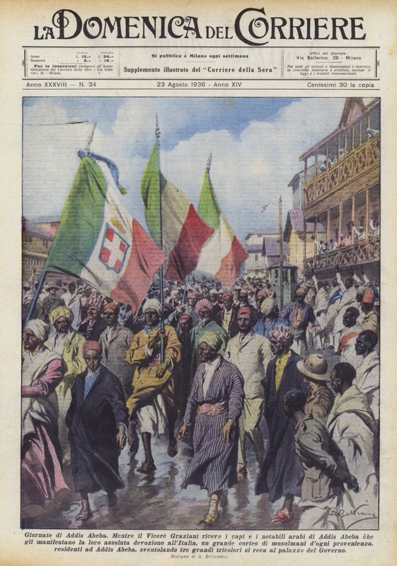 Dagen van Addis Abeba door Achille Beltrame